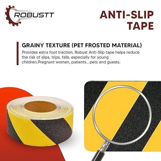 Anti Skid/Slip Tape | Fall Resistant Acrylic Adhesive Tape(5cmx5m)